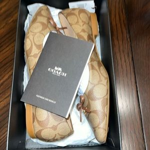 Coach shoes , with box and original tags ect… worn only a couple times